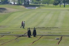 East Lake, two siphons ready for installation